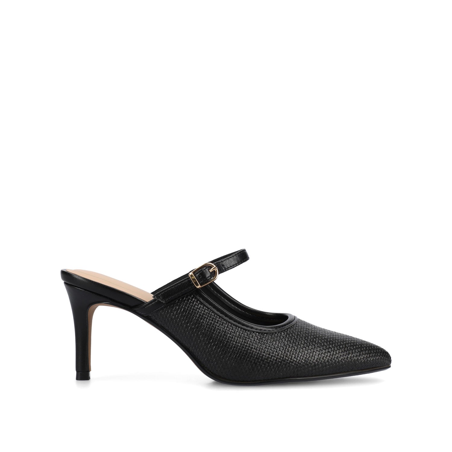 TIFFEE SLIP ON HEELS - Black