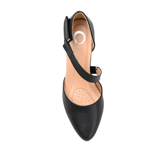 TILLIS D'ORSAY PUMP HEELS IN FAUX LEATHER