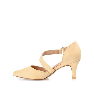 TILLIS D'ORSAY PUMP HEELS IN WIDE - Nude