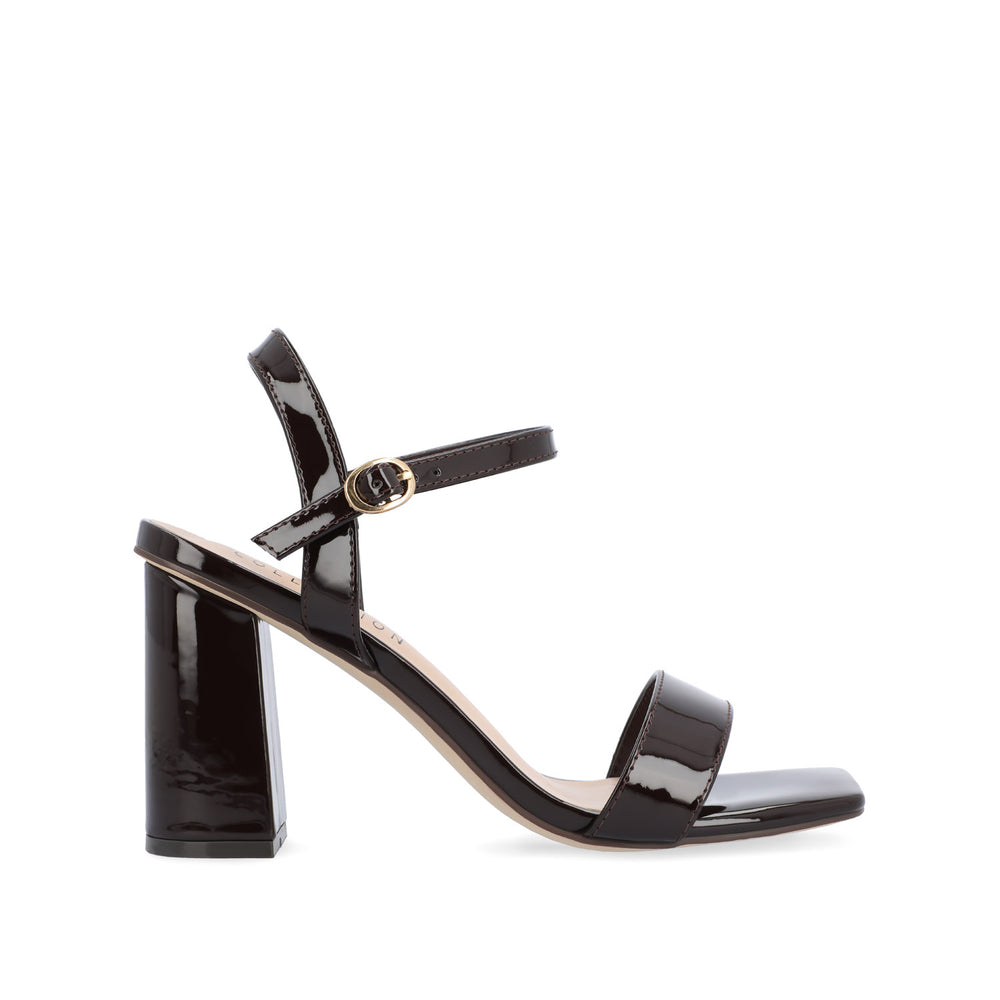 TIVONA STRAPPY BLOCK HEELS IN STATEMENT