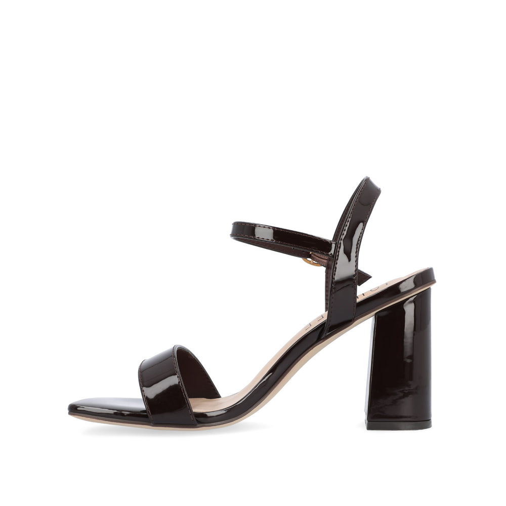 TIVONA STRAPPY BLOCK HEELS IN STATEMENT