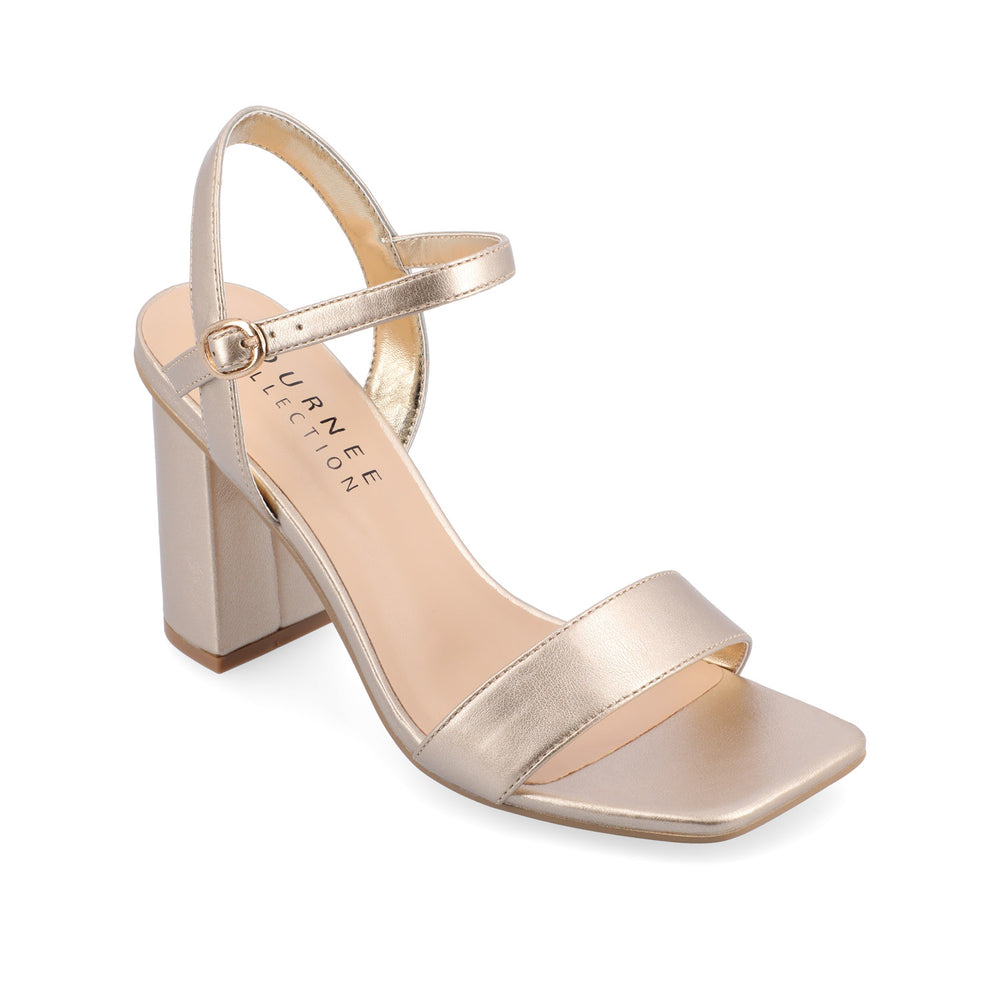 TIVONA STATMENT STRAPPY BLOCK HEELS IN WIDE