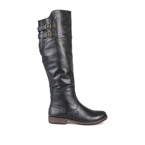 TORI RIDING BOOTS IN VEGAN LEATHER - Black