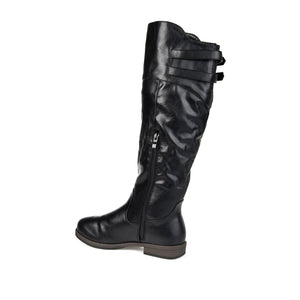 TORI RIDING BOOTS IN X-WIDE CALF - Black