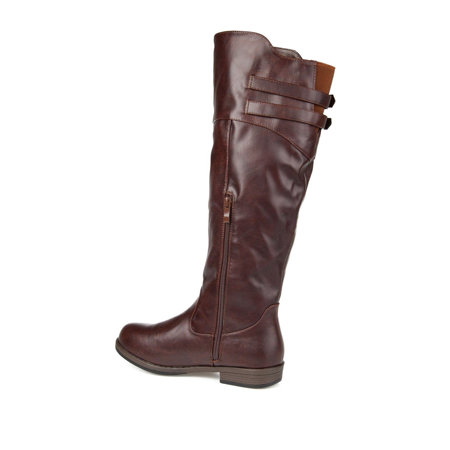 TORI RIDING BOOTS IN VEGAN LEATHER - Brown
