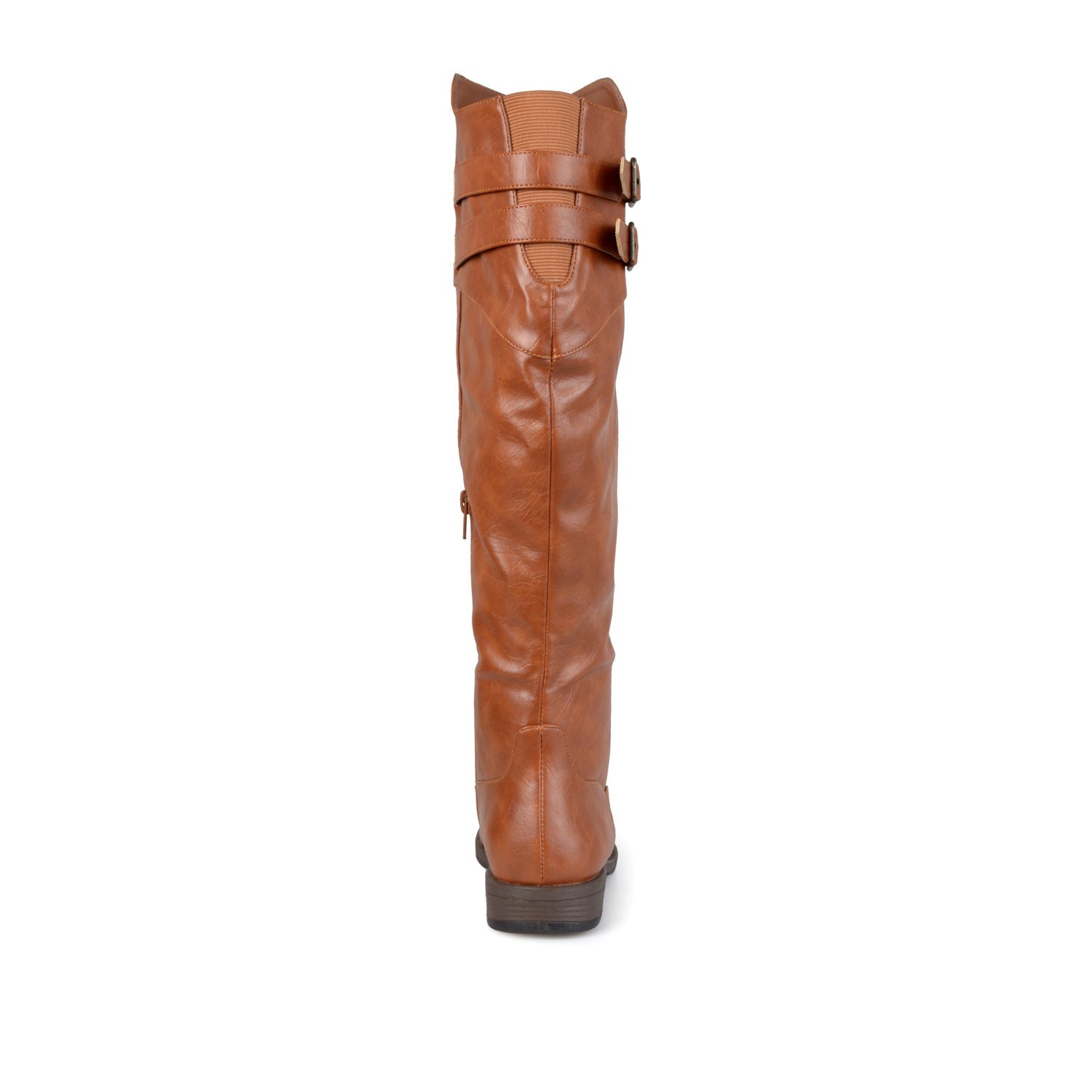 TORI RIDING BOOTS IN VEGAN LEATHER - Chestnut