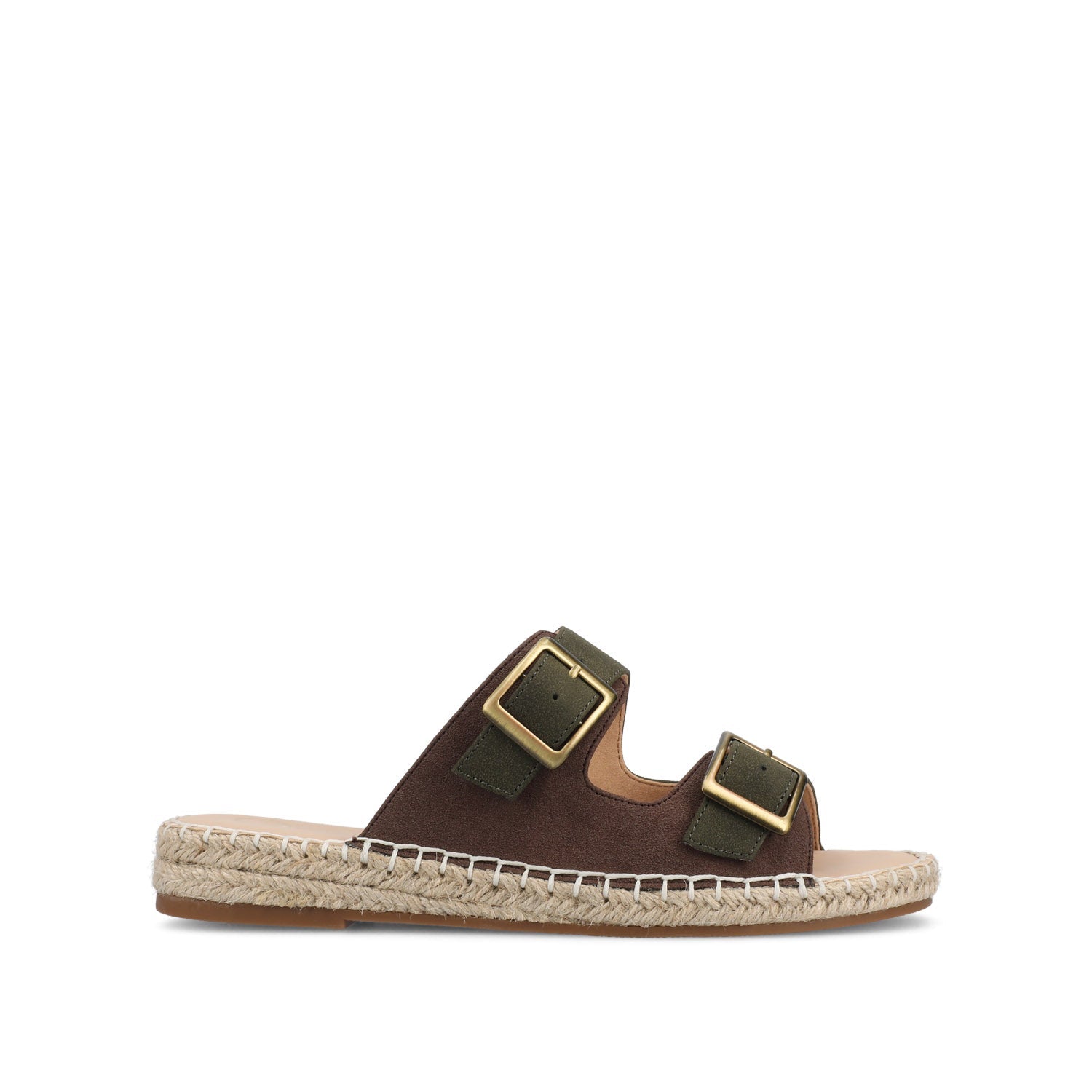 TRESAH ESPADRILLE SANDALS - Olive