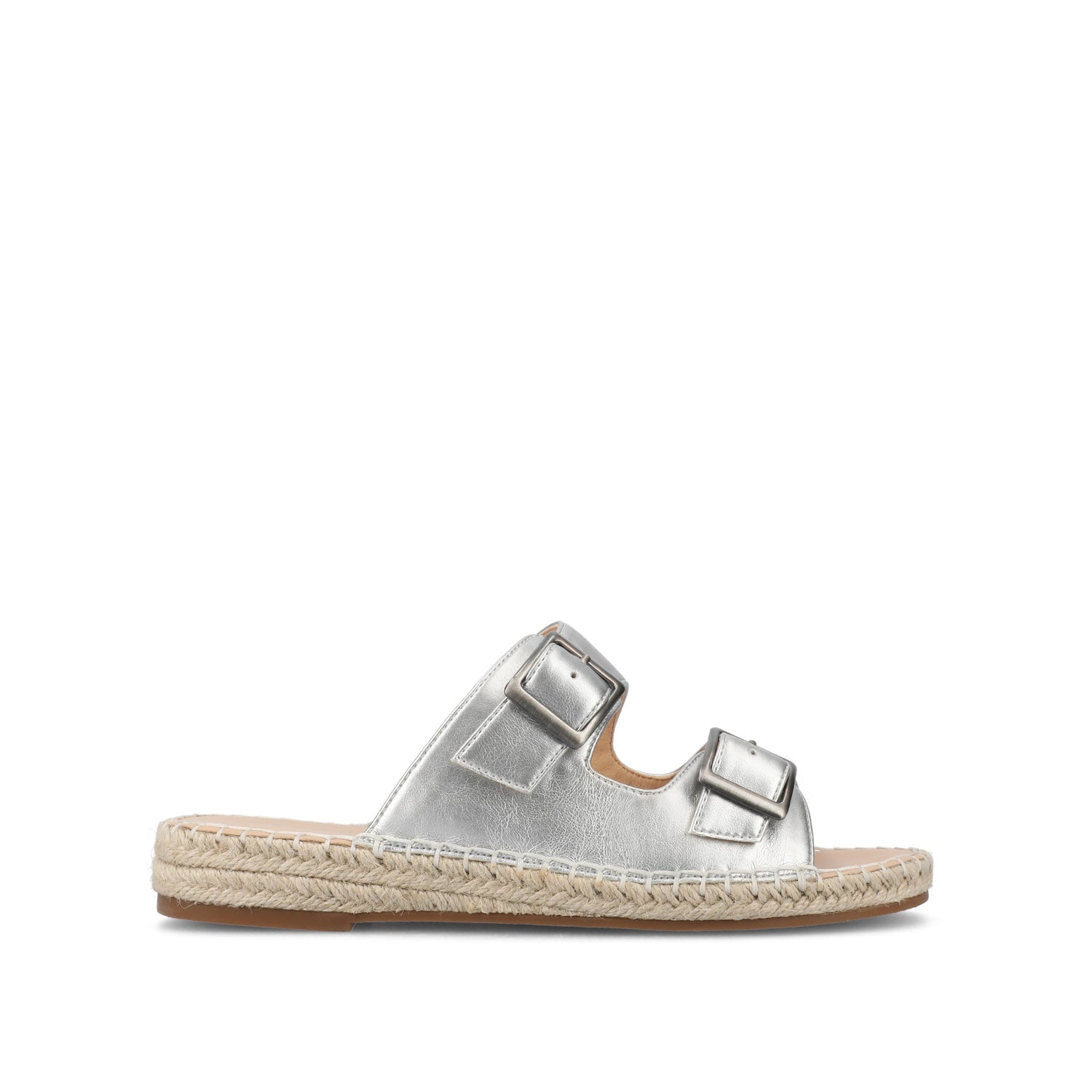 TRESAH ESPADRILLE SANDALS - Silver PU