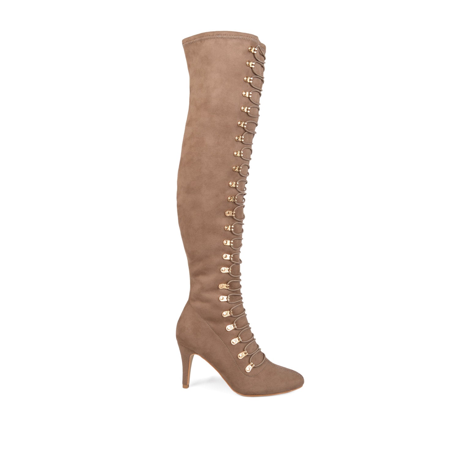 TRILL THIGH HIGH BOOTS IN WIDE CALF