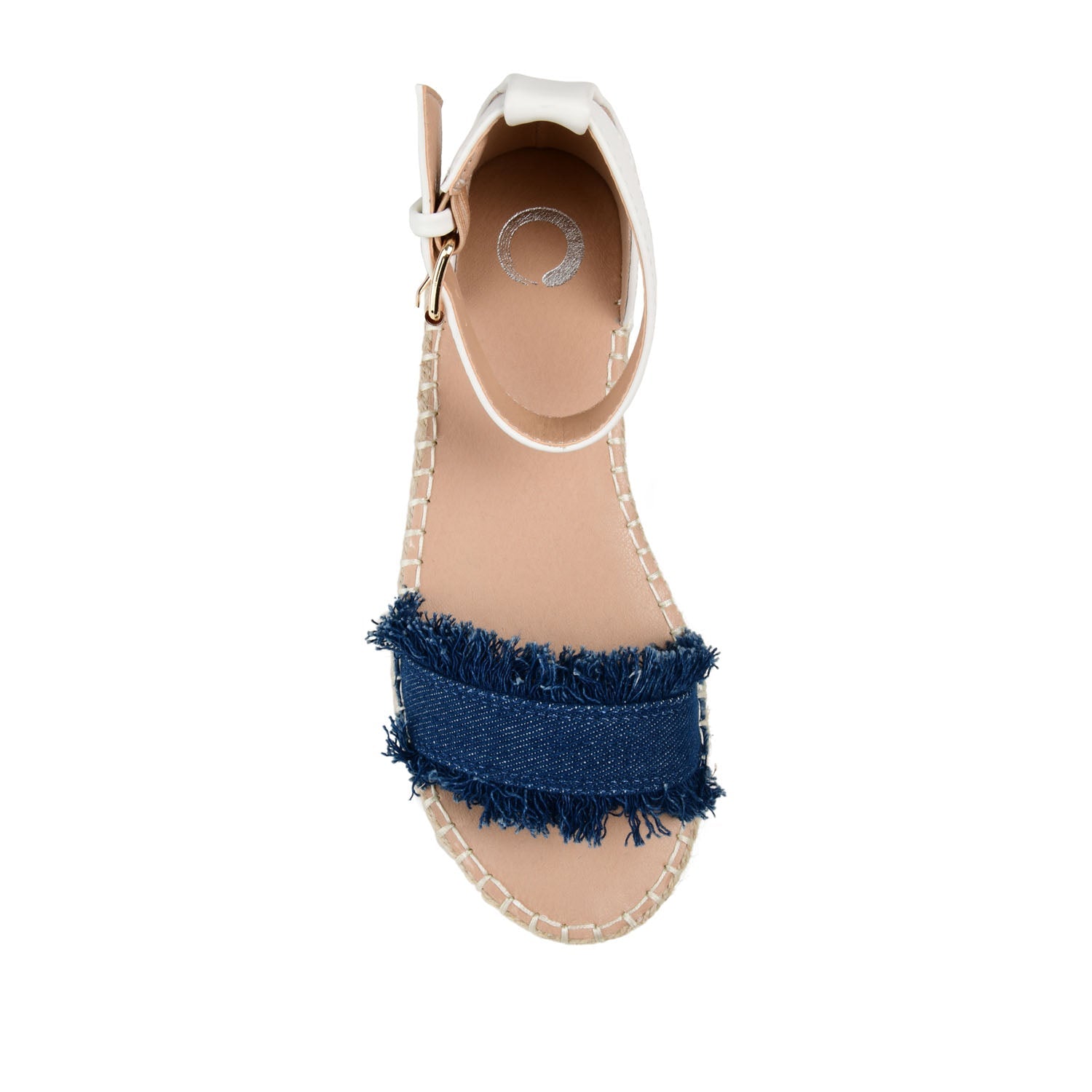 TRISTEEN ESPADRILLE SANDALS IN FABRIC - Dark Denim