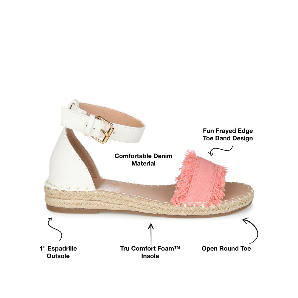 TRISTEEN ESPADRILLE SANDALS IN FABRIC