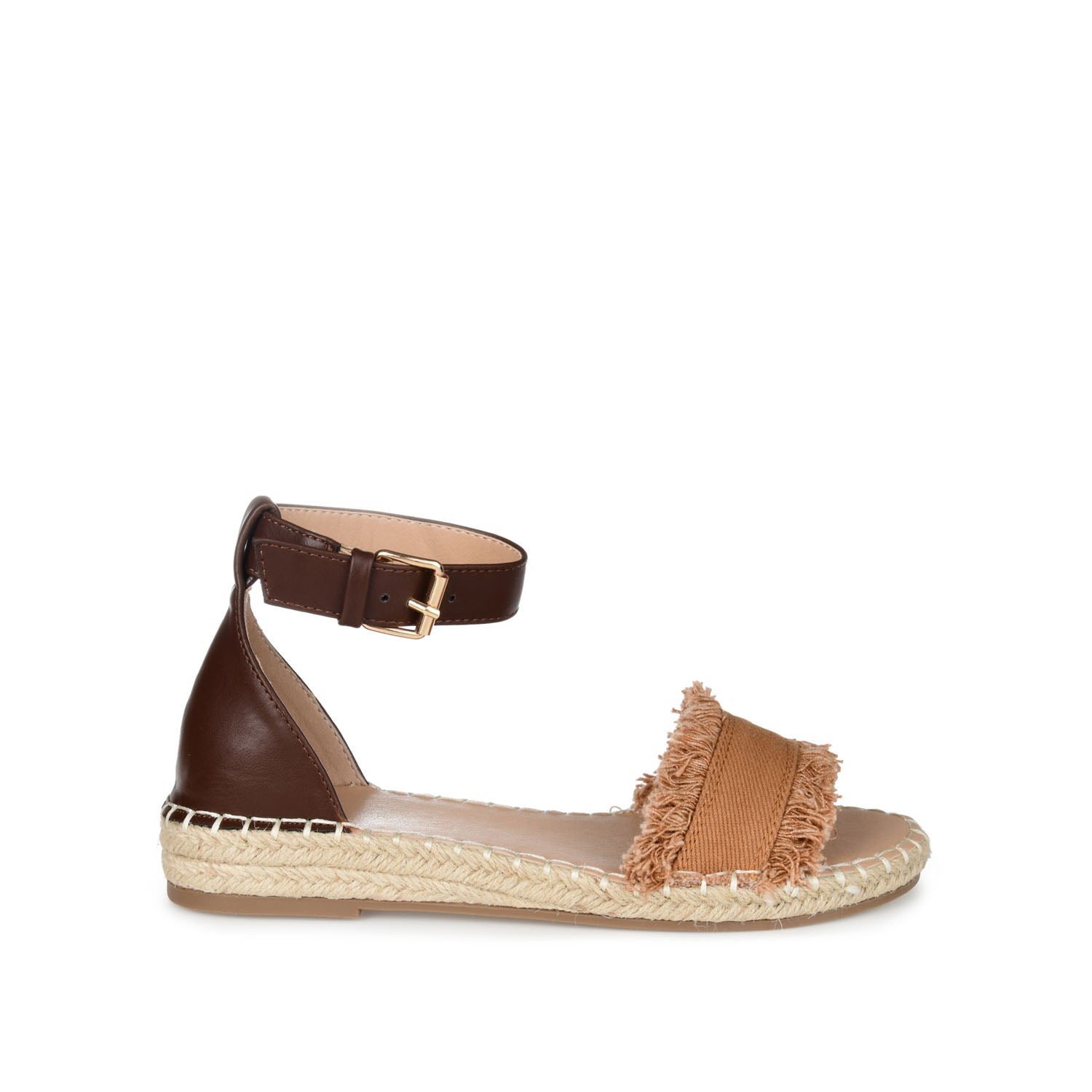 TRISTEEN ESPADRILLE SANDALS IN FABRIC - Tan
