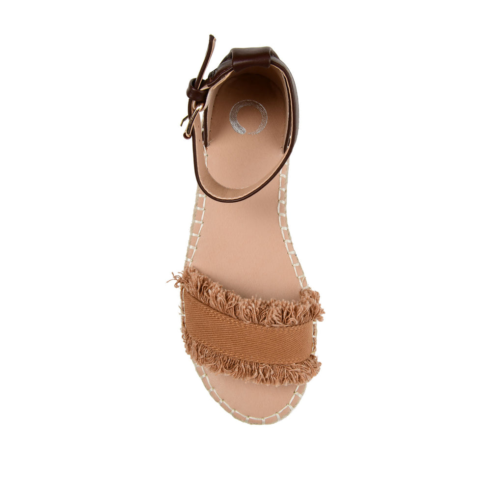 TRISTEEN ESPADRILLE SANDALS IN FABRIC