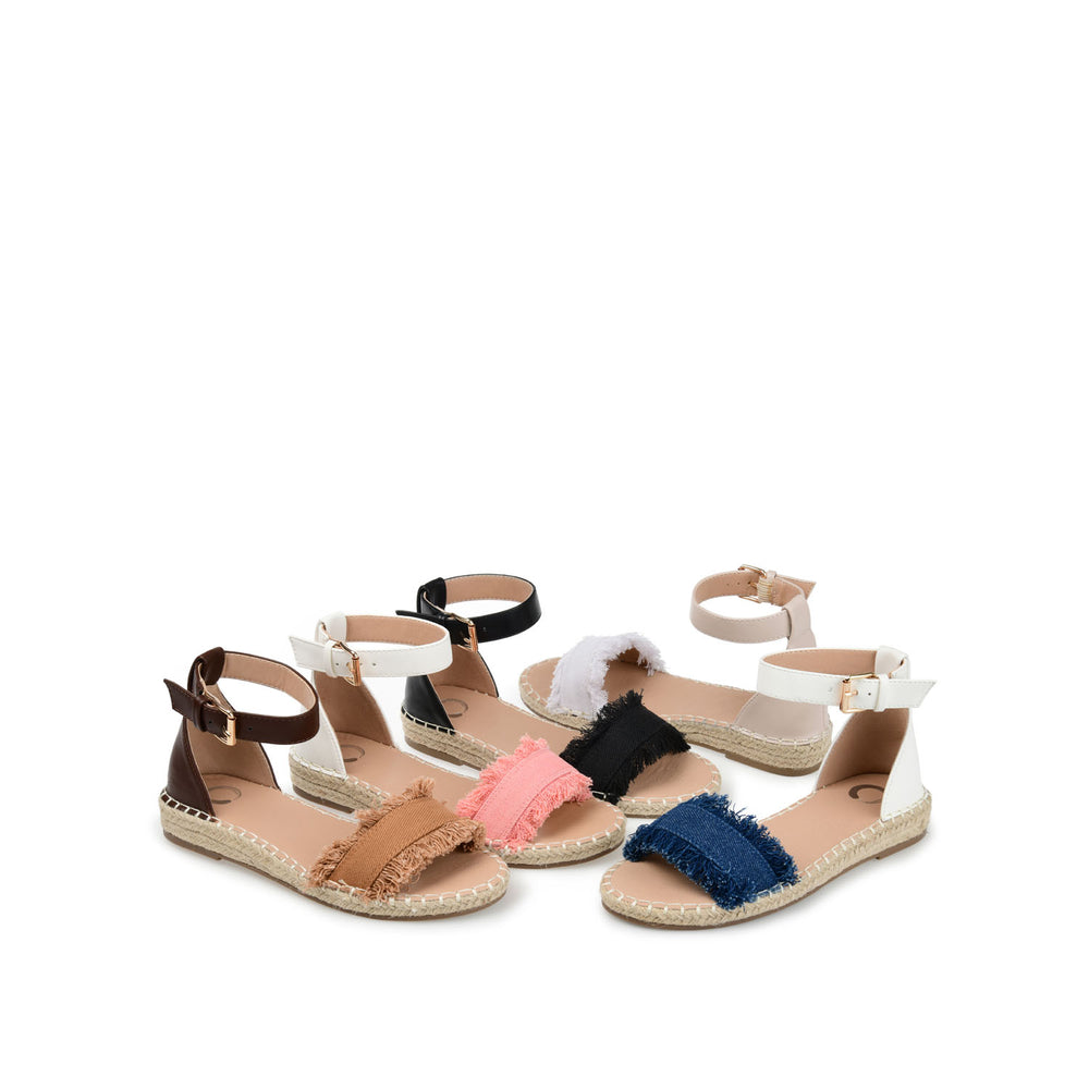 TRISTEEN ESPADRILLE SANDALS IN FABRIC