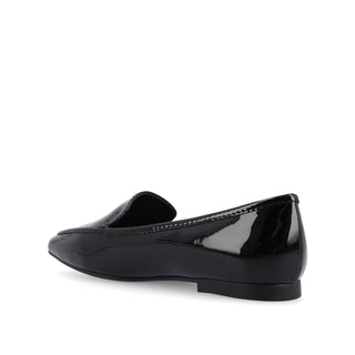 TULLIE SLIP-ON LOAFER FLATS IN FAUX SUEDE