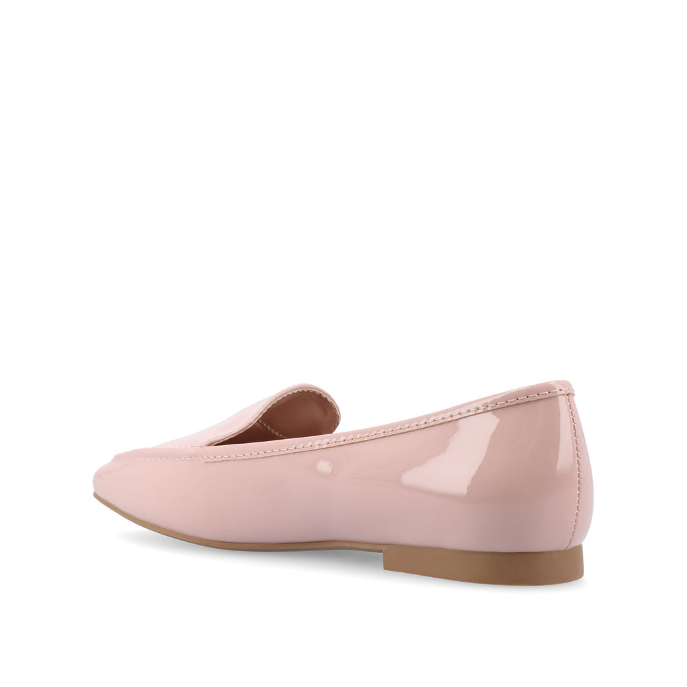 TULLIE SLIP-ON LOAFER FLATS IN FAUX SUEDE