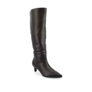 TULLIP KNEE HIGH BOOTS IN WIDE-CALF