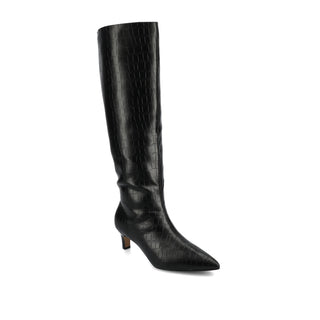 TULLIP KNEE HIGH BOOTS IN WIDE-CALF