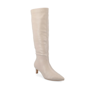 TULLIP KNEE HIGH BOOTS IN WIDE-CALF