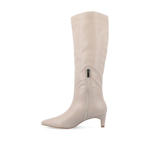TULLIP BOOTS IN WIDE WIDTH & X-WIDE CALF - Taupe PU