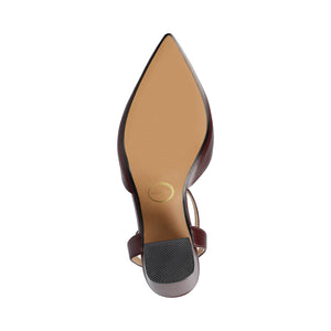 TYYRA BLOCK HEELS IN FAUX SUEDE
