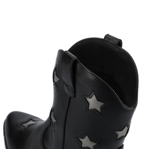 UNDERWOOD WESTERN STAR BOOTIES IN WIDE - Black