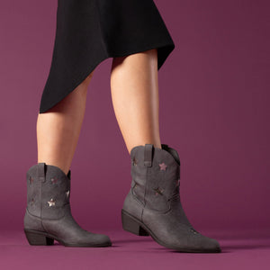 UNDERWOOD WESTERN STAR BOOTIES - Charcoal
