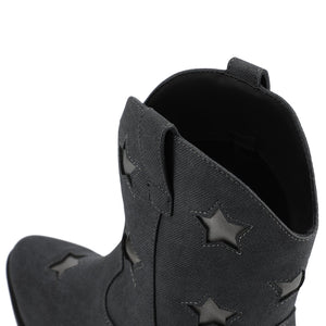 UNDERWOOD WESTERN STAR BOOTIES - Charcoal