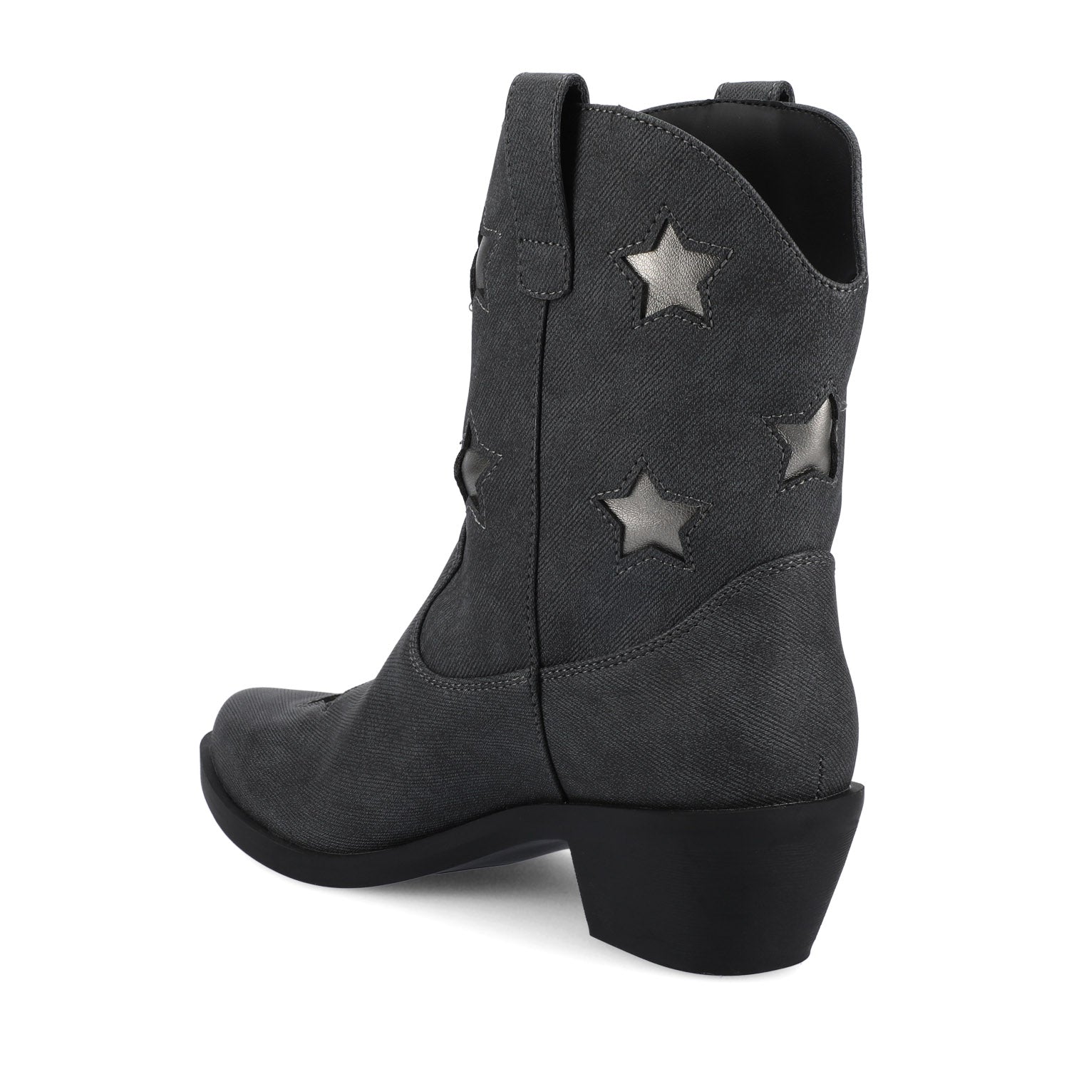 UNDERWOOD WESTERN STAR BOOTIES IN WIDE - Charcoal