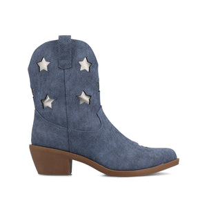 UNDERWOOD WESTERN STAR BOOTIES IN WIDE - Denim