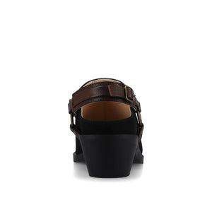 URBANA STRAPPY MULES - Black