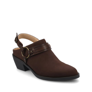 URBANA STRAPPY MULES - Chocolate