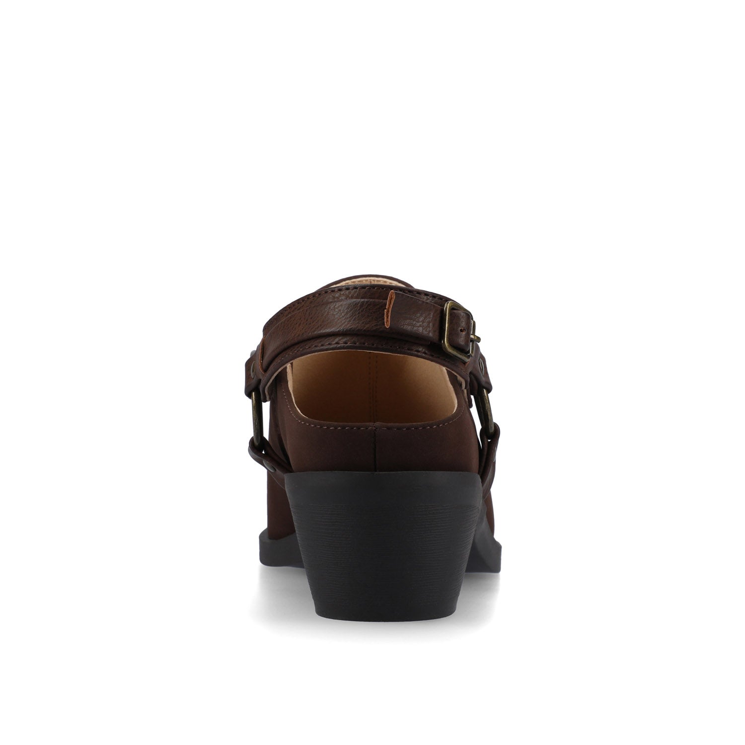 URBANA STRAPPY MULES - Chocolate