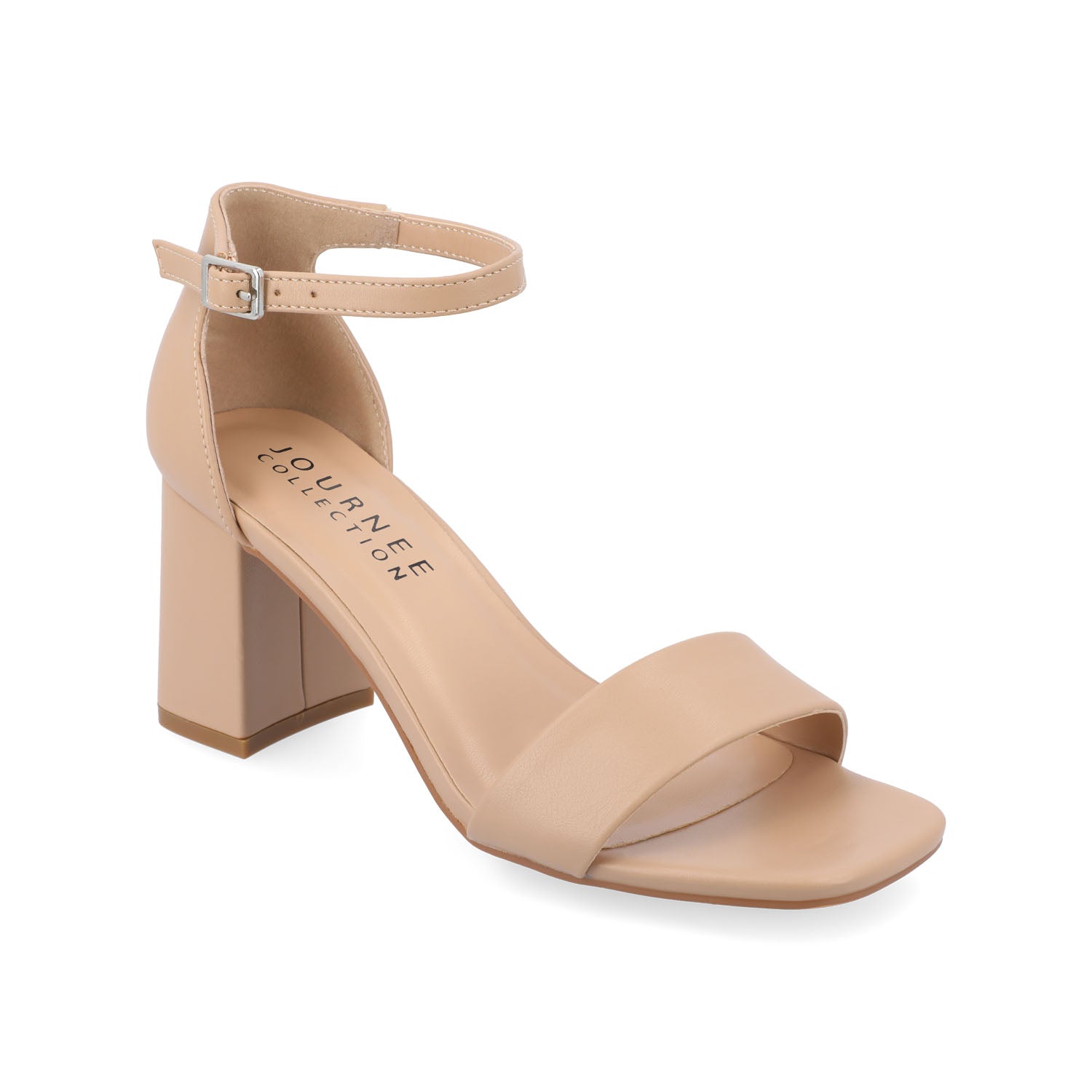 VALENNCIA COOL SHADE STRAPPY HEEL IN WIDE - Almond