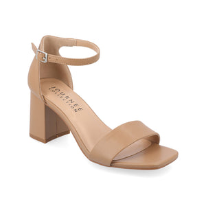 VALENNCIA STRAPPY HEELS IN WARM SHADES - Caramel