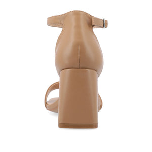 VALENNCIA STRAPPY HEELS IN WARM SHADES - Caramel