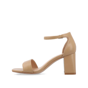VALENNCIA WARM SHADE STRAPPY HEELS IN NARROW - Honey
