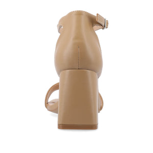 VALENNCIA WARM SHADE STRAPPY HEELS IN NARROW - Honey