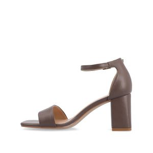 VALENNCIA WARM SHADE STRAPPY HEEL IN WIDE - Truffle