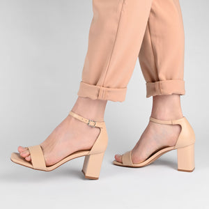 VALENNCIA STRAPPY HEELS IN COOL SHADES - Vanilla