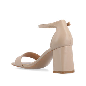 VALENNCIA STRAPPY HEELS IN WARM SHADES - Wheat