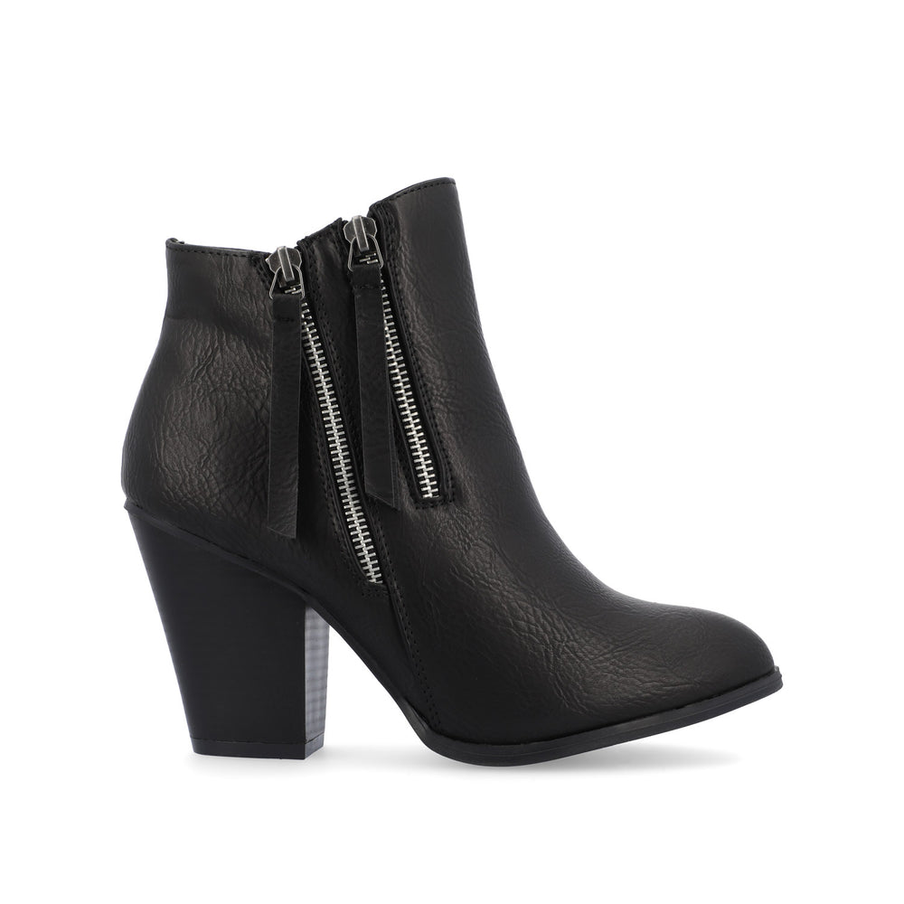 VALLY ZIP-UP BOOTIES IN WIDE