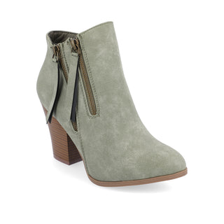 VALLY ZIP-UP BOOTIES IN WIDE