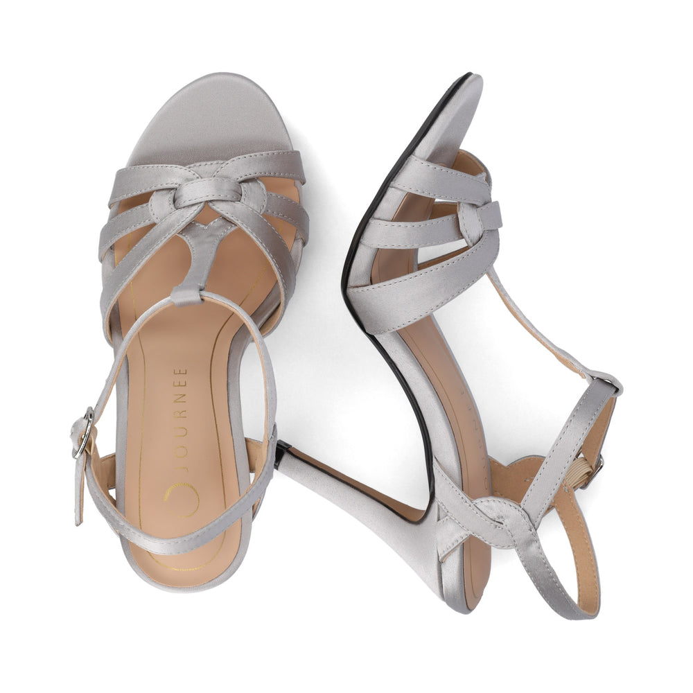 VALRY T-STRAP STILETTO DRESS SANDAL IN WIDE