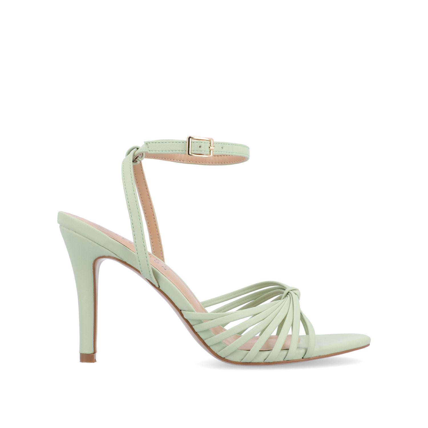 VANITA STILETTO HEELS IN VEGAN LEATHER - Sage