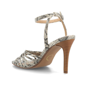 VANITA STILETTO HEELS IN VEGAN LEATHER IN WIDE - Snake