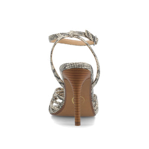 VANITA STILETTO HEELS IN VEGAN LEATHER IN WIDE - Snake