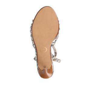 VANITA STILETTO HEELS IN VEGAN LEATHER IN WIDE - Snake