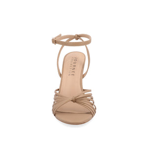 VANITA STILETTO HEELS IN VEGAN LEATHER - Taupe