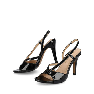 VARRA DRESS SANDALS IN WIDE - Black Patent
